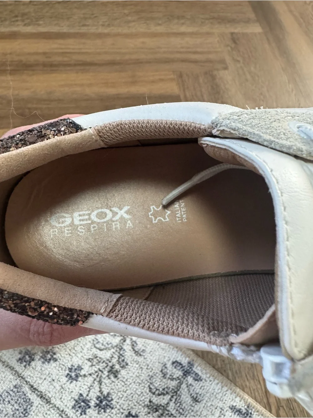 Geox Italian Leather Fashion Sneakers - Picture 7 of 10